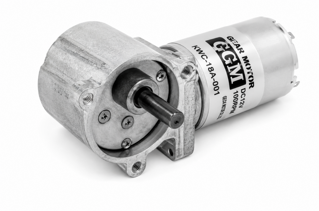 [GGM] — KWC-3657-U1 Worm Geared Motor (DC 12V, 1/25–1/1500)