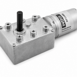 [GGM] — KWB-3657-U1 Worm Geared Motor (DC 12V, F/R output, 1/70–1/1800)