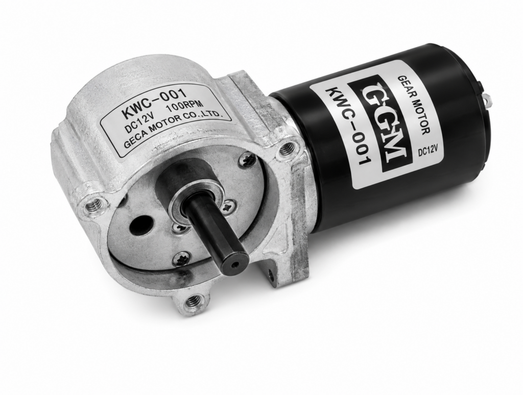 [GGM] — KWC-3640-T S1-T BLDC Worm Geared Motor (DC 12V, 1/25–1/1500)