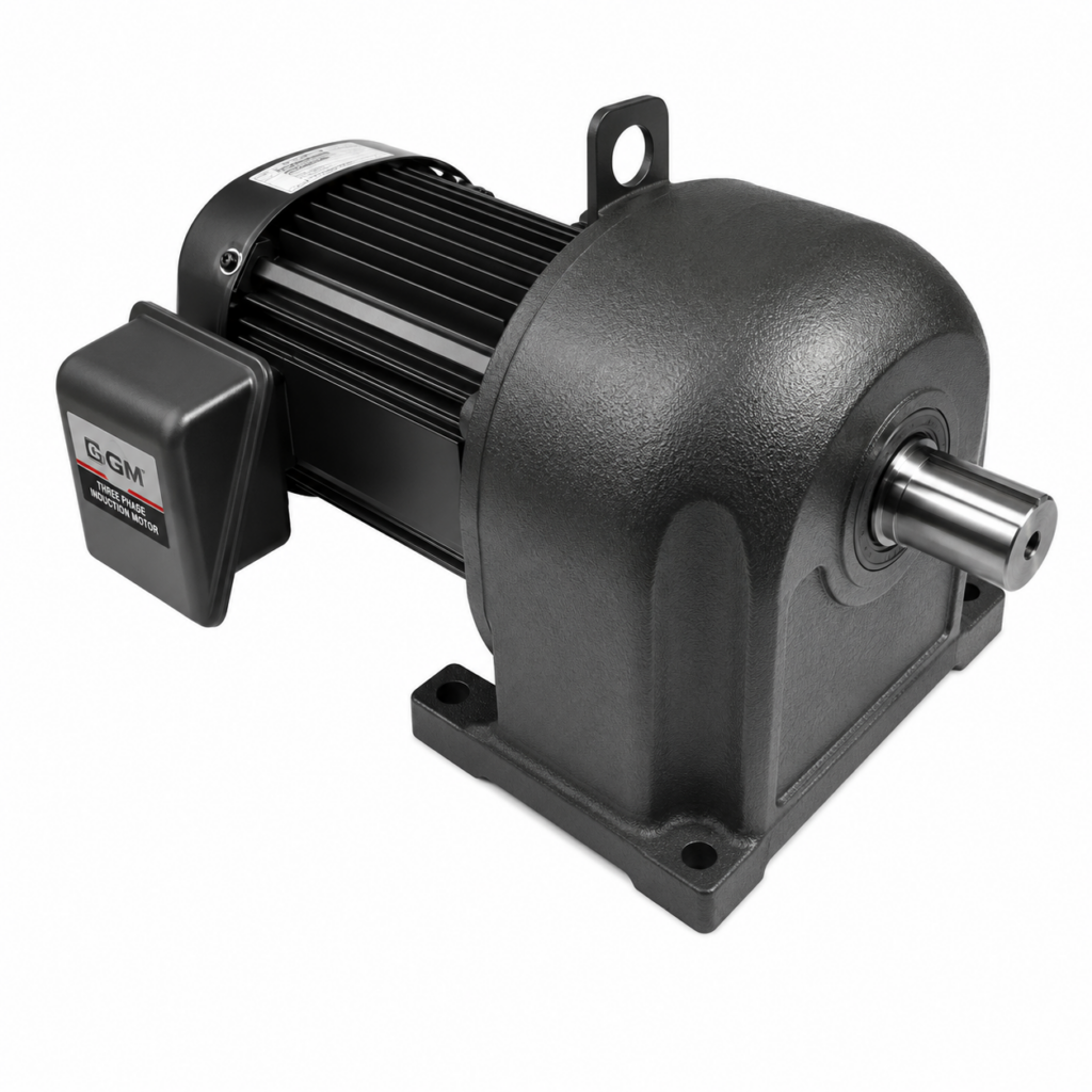 [MITSUBISHI ELECTRIC] — GM-D 0.4kW 3-Phase Parallel Shaft Geared Motor (Leg Mount)