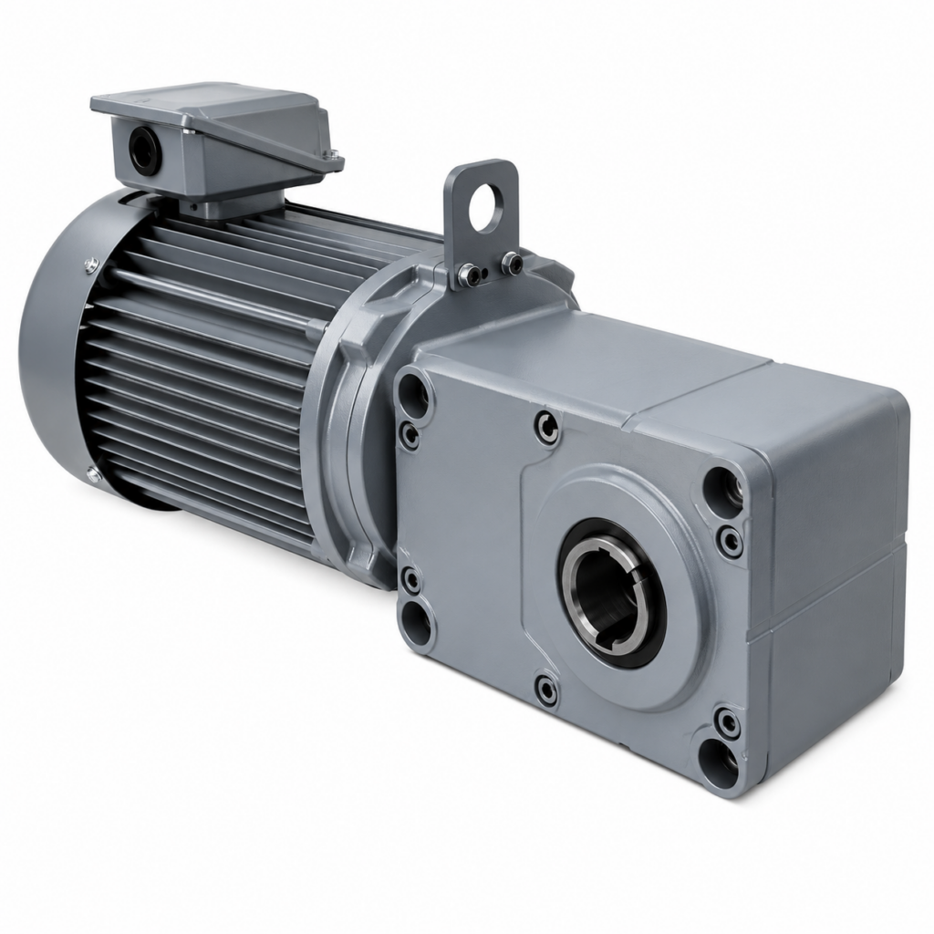 [MITSUBISHI ELECTRIC] — GM-SSYF Super Heli-Cross Right-Angle Geared Motor (0.1-0.4kW, Hollow Shaft, SF1.0)
