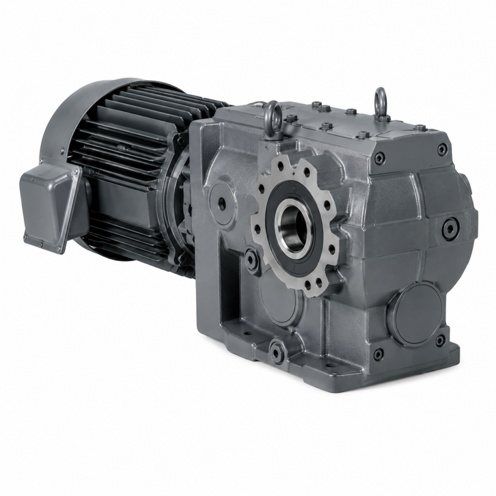 [MITSUBISHI ELECTRIC] — GM-DYPMB Hypoid Right-Angle Geared Motor (3.7-11kW, Foot Mount, Brake, SF1.4)