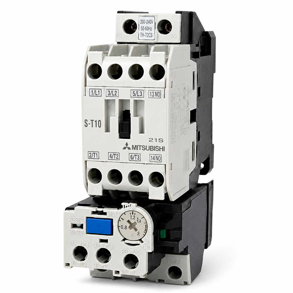 [MITSUBISHI ELECTRIC] — MS-T/N Series MS-2xN125KP Enclosed Reversing Magnetic Starter (125A AC-3, N125 Frame, TH-N120(TA)KP 3-Element Thermal)