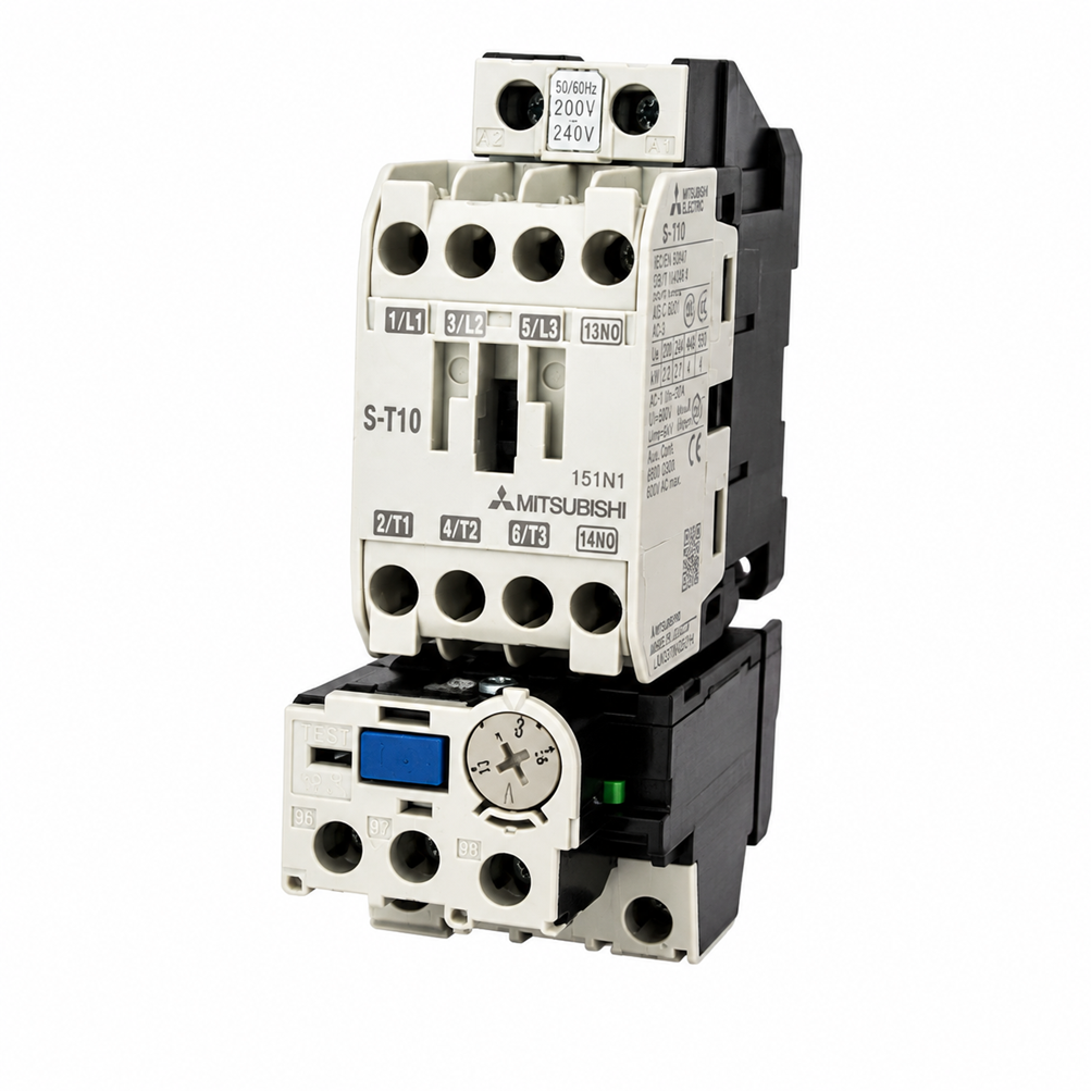 [MITSUBISHI ELECTRIC] — MS-T/N Series MSO-N180KP Magnetic Starter (180A AC-3, N180 Frame, TH-N220RHKP 3-Element Thermal)