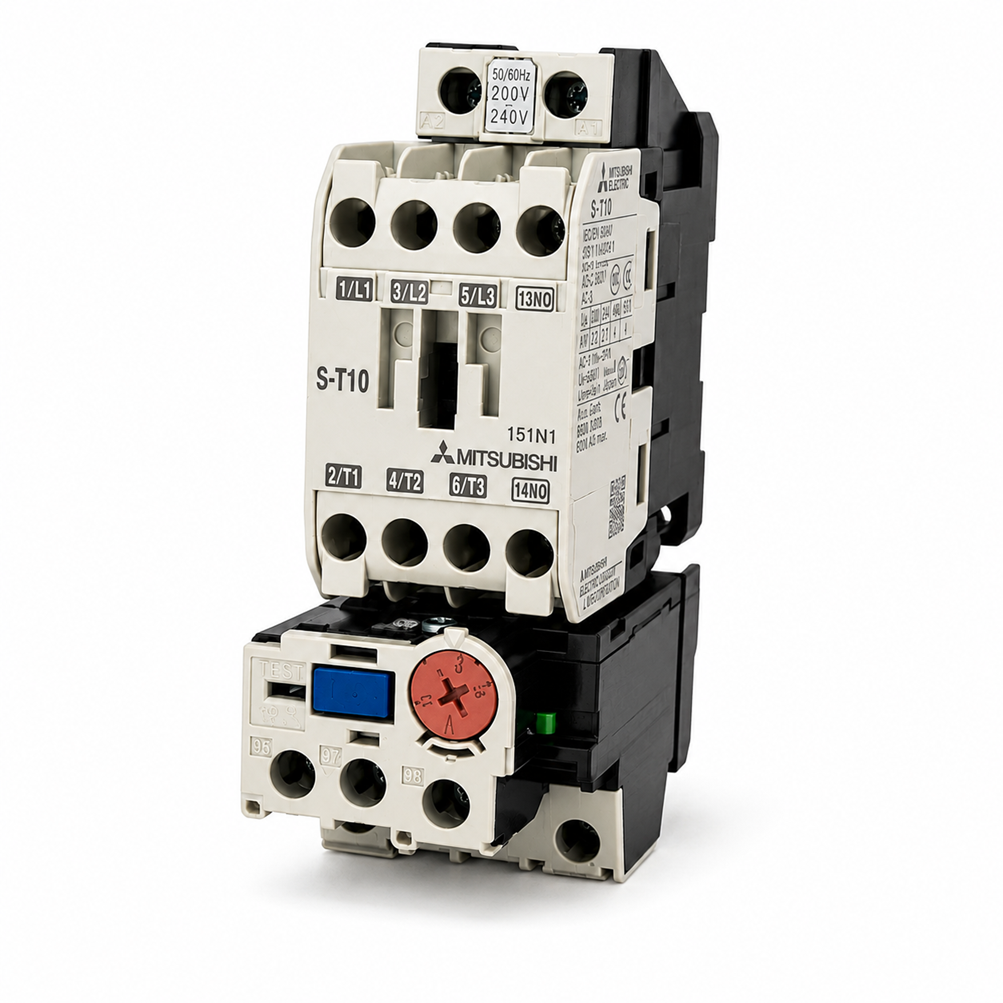 [MITSUBISHI ELECTRIC] — MS-T/N Series MSOD-N125KP Magnetic Starter (125A AC-3, N125 Frame, TH-N120(TA)KP 3-Element Thermal)